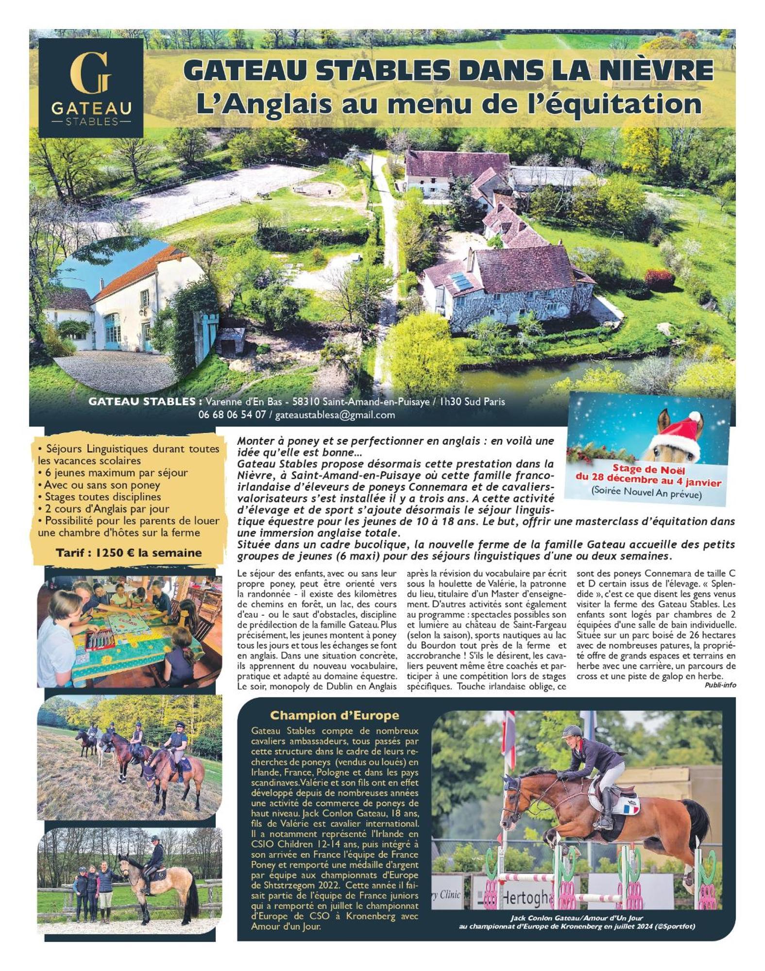 Ferme Equestre & Chambres D'Hotes Gateau Stables Proche Guedelon Saint-Amand-en-Puisaye Exteriér fotografie